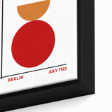 Bohemian Wall Art Bauhaus Geometric Design | Boho Decor Canvas Print