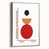 Bohemian Wall Art Bauhaus Geometric Design | Boho Decor Canvas Print