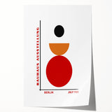 Bohemian Wall Art Bauhaus Geometric Design | Boho Decor Canvas Print