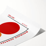 Bohemian Wall Art Bauhaus Geometric Design | Boho Decor Canvas Print