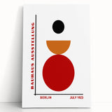 Bohemian Wall Art Bauhaus Geometric Design | Boho Decor Canvas Print