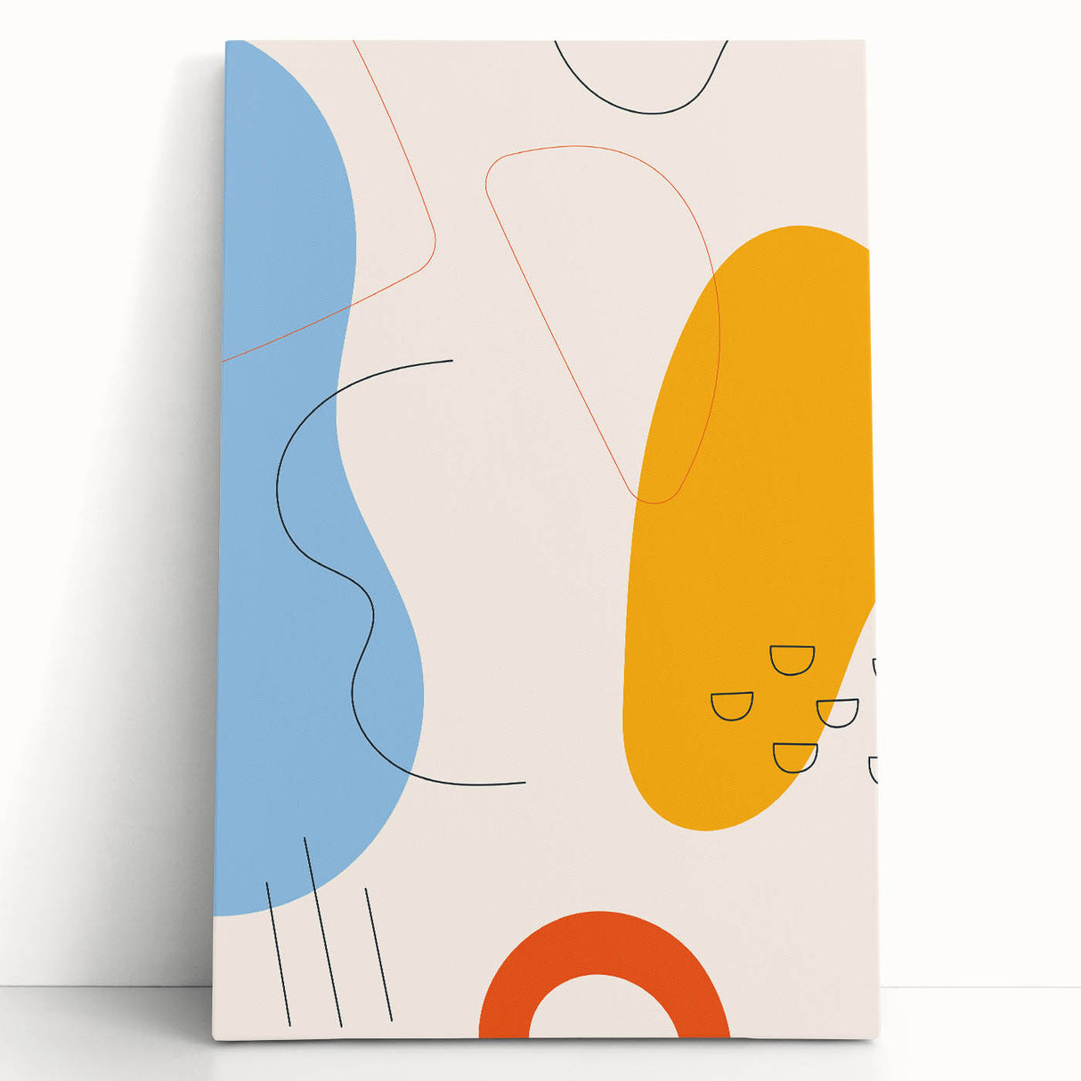Bohemian Wall Art | Eclectic Boho Decor Canvas | Vibrant Abstract Art Print