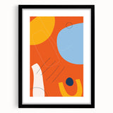 Bohemian Wall Art | Bold Boho Decor Canvas | Eclectic Abstract Art Print