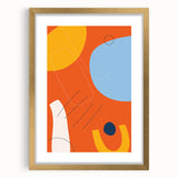 Bohemian Wall Art | Bold Boho Decor Canvas | Eclectic Abstract Art Print