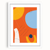 Bohemian Wall Art | Bold Boho Decor Canvas | Eclectic Abstract Art Print