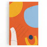 Bohemian Wall Art | Bold Boho Decor Canvas | Eclectic Abstract Art Print