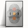 Bohemian Wall Art | Geometric Boho Decor Canvas | Artistic Abstract Print