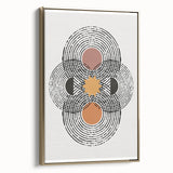 Bohemian Wall Art | Geometric Boho Decor Canvas | Artistic Abstract Print