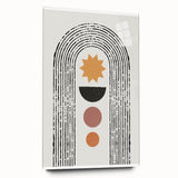 Bohemian Wall Art | Eclectic Boho Decor Canvas | Geometric Abstract Print