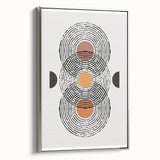 Bohemian Wall Art | Geometric Boho Decor Canvas | Modern Abstract Print