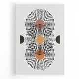 Bohemian Wall Art | Geometric Boho Decor Canvas | Modern Abstract Print