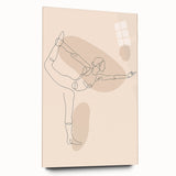 Bohemian Wall Art | Minimalist Boho Decor Canvas | Elegant Line Art Print