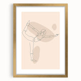 Bohemian Wall Art | Minimalist Boho Decor Canvas | Elegant Line Art Print