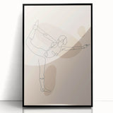 Bohemian Wall Art | Minimalist Boho Decor Canvas | Elegant Line Art Print