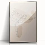 Bohemian Wall Art | Minimalist Boho Decor Canvas | Elegant Line Art Print