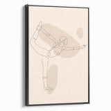 Bohemian Wall Art | Minimalist Boho Decor Canvas | Elegant Line Art Print