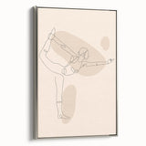 Bohemian Wall Art | Minimalist Boho Decor Canvas | Elegant Line Art Print