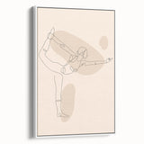 Bohemian Wall Art | Minimalist Boho Decor Canvas | Elegant Line Art Print