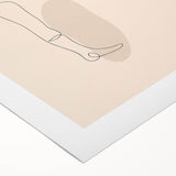 Bohemian Wall Art | Minimalist Boho Decor Canvas | Elegant Line Art Print