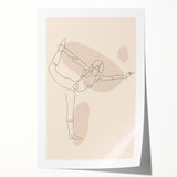 Bohemian Wall Art | Minimalist Boho Decor Canvas | Elegant Line Art Print