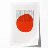 Bohemian Wall Art | Abstract Boho Decor Canvas | Bold Modern Art Print