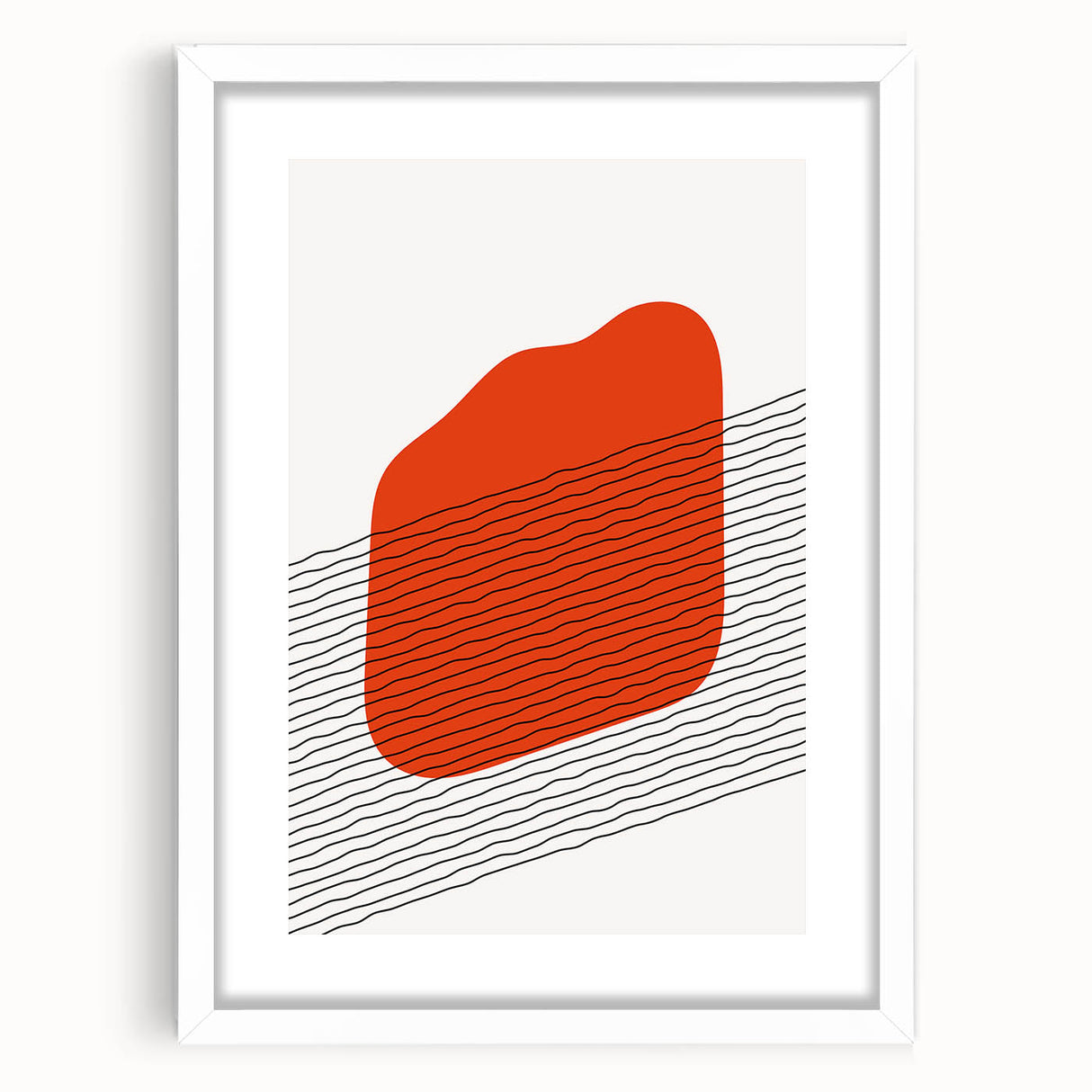 Bohemian Wall Art | Abstract Boho Decor Canvas | Modern Minimalist Art Print
