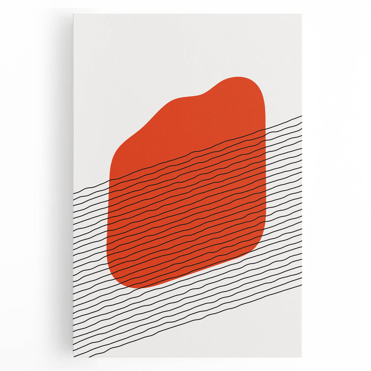 Bohemian Wall Art | Abstract Boho Decor Canvas | Modern Minimalist Art Print