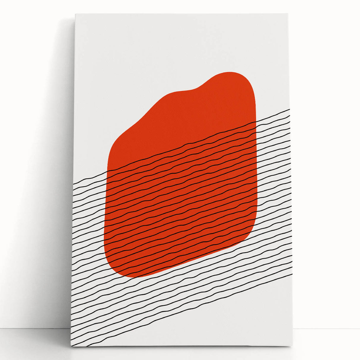 Bohemian Wall Art | Abstract Boho Decor Canvas | Modern Minimalist Art Print