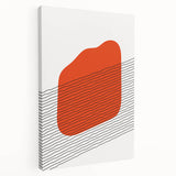 Bohemian Wall Art | Abstract Boho Decor Canvas | Modern Minimalist Art Print