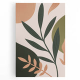 Bohemian Wall Art | Eclectic Boho Decor Canvas | Artistic Plant Print