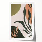 Bohemian Wall Art | Artistic Boho Chic Canvas | Eclectic Plant Print