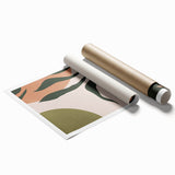 Bohemian Wall Art | Artistic Boho Chic Canvas | Eclectic Plant Print