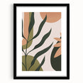 Bohemian Wall Art | Eclectic Plant Print | Boho Chic Decor Canvas