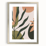 Bohemian Wall Art | Eclectic Plant Print | Boho Chic Decor Canvas