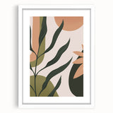 Bohemian Wall Art | Eclectic Plant Print | Boho Chic Decor Canvas