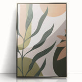 Bohemian Wall Art | Eclectic Plant Print | Boho Chic Decor Canvas