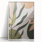 Bohemian Wall Art | Eclectic Plant Print | Boho Chic Decor Canvas