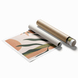 Bohemian Wall Art | Eclectic Plant Print | Boho Chic Decor Canvas