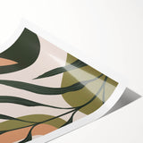 Bohemian Wall Art | Eclectic Plant Print | Boho Chic Decor Canvas