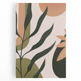 Bohemian Wall Art | Eclectic Plant Print | Boho Chic Decor Canvas