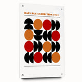 Geometric Bohemian Wall Art | Eclectic Bauhaus Boho Decor Canvas Print