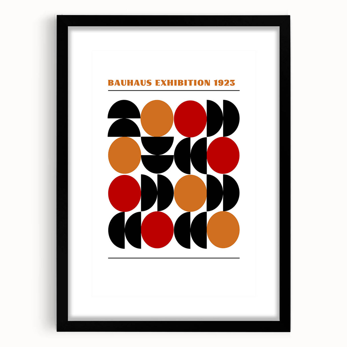 Geometric Bohemian Wall Art | Eclectic Bauhaus Boho Decor Canvas Print