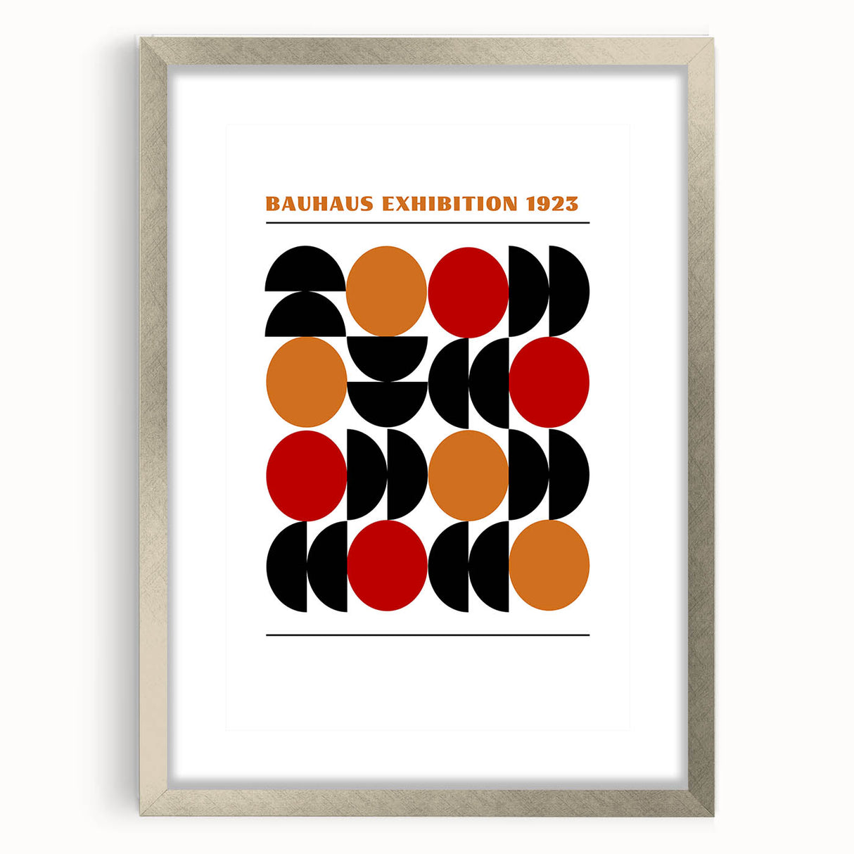 Geometric Bohemian Wall Art | Eclectic Bauhaus Boho Decor Canvas Print