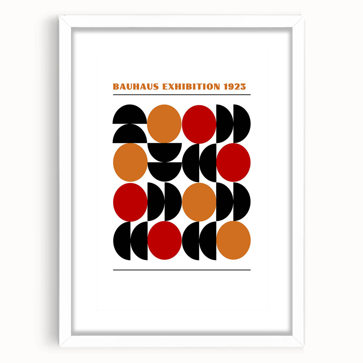 Geometric Bohemian Wall Art | Eclectic Bauhaus Boho Decor Canvas Print