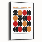 Geometric Bohemian Wall Art | Eclectic Bauhaus Boho Decor Canvas Print