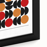 Geometric Bohemian Wall Art | Eclectic Bauhaus Boho Decor Canvas Print