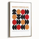 Geometric Bohemian Wall Art | Eclectic Bauhaus Boho Decor Canvas Print