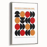 Geometric Bohemian Wall Art | Eclectic Bauhaus Boho Decor Canvas Print