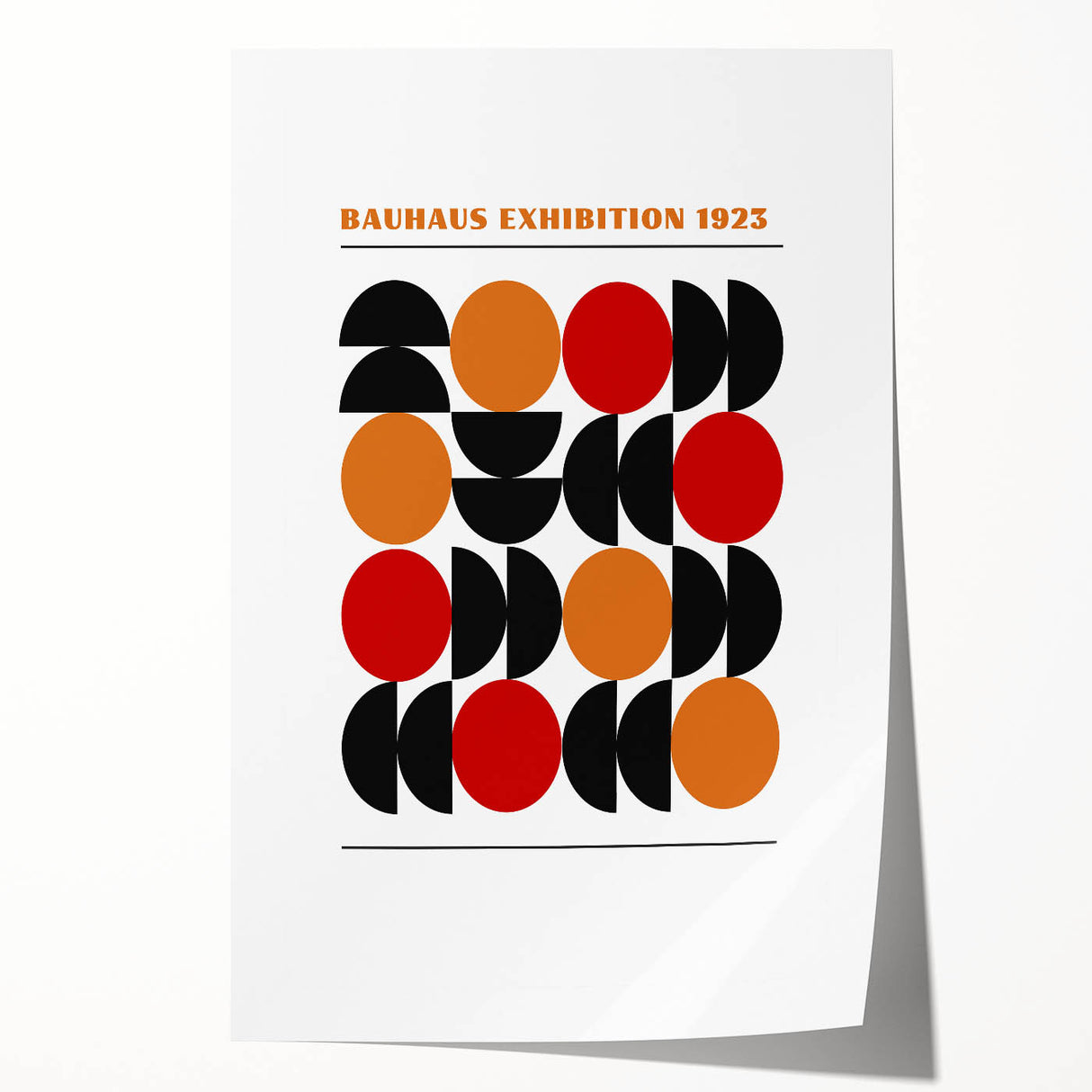 Geometric Bohemian Wall Art | Eclectic Bauhaus Boho Decor Canvas Print