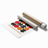 Geometric Bohemian Wall Art | Eclectic Bauhaus Boho Decor Canvas Print